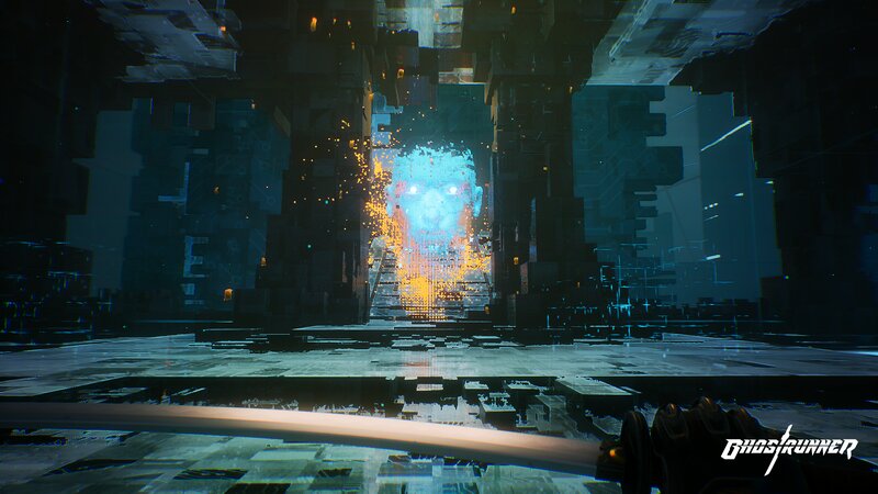 Glowing Entity in Digital Space