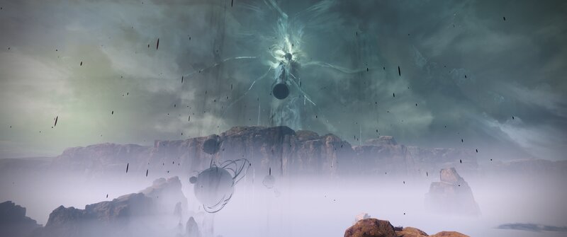 Glowing Entity in Sky