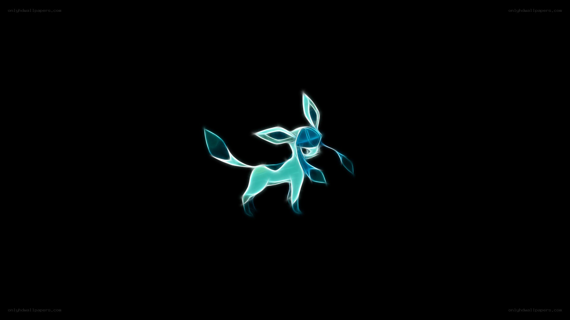 glowing espeon silhouette