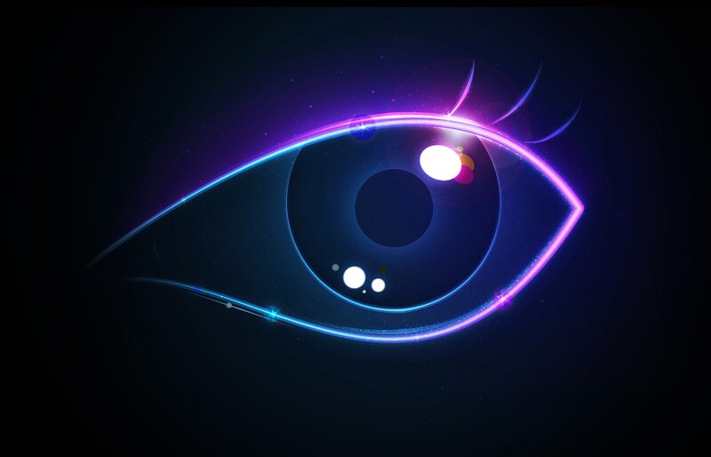 Glowing Eye Illustration