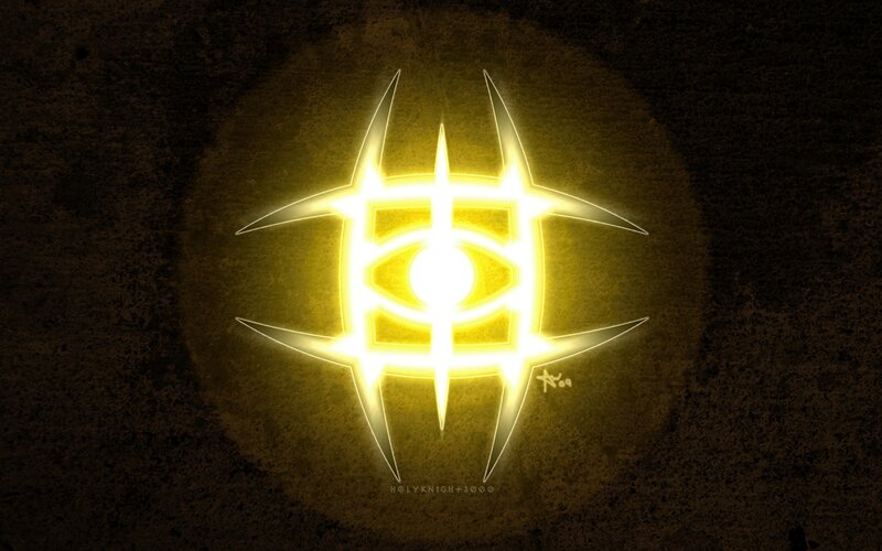 glowing eye symbol