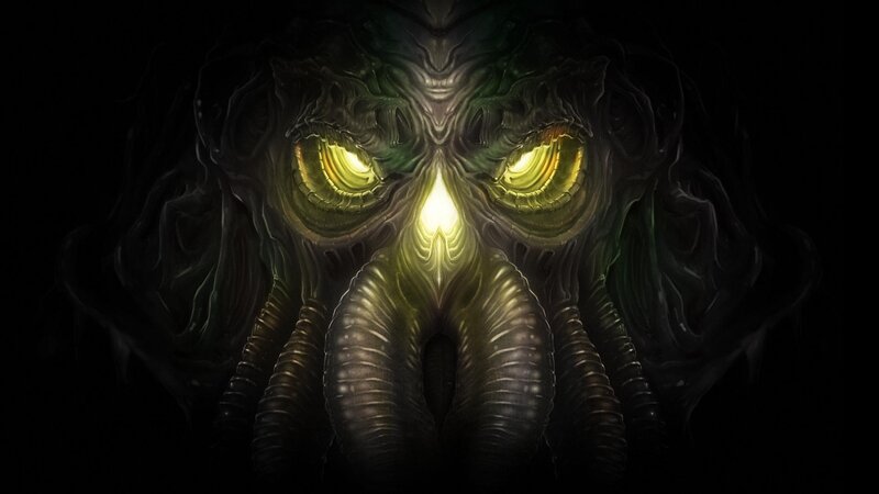 Glowing-eyed Creature — Black
