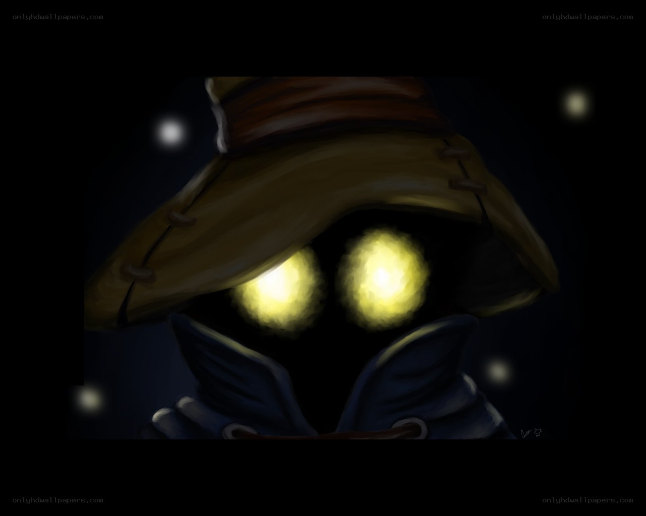 glowing eyes in the dark