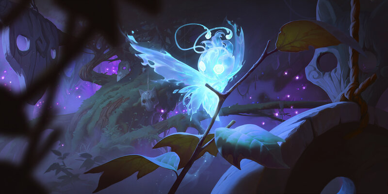 Glowing Fairy on Branch