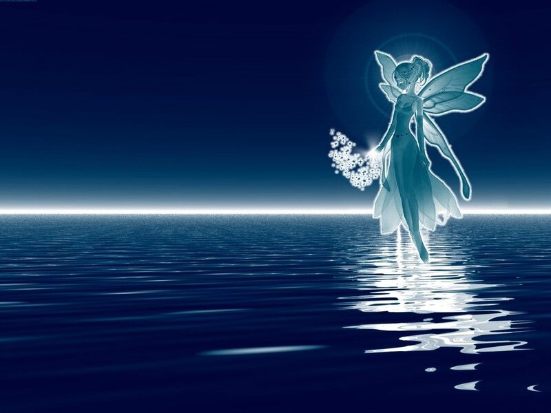 Glowing Fairy over Water