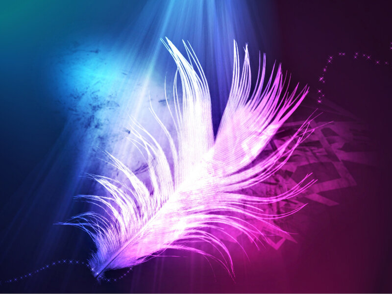 Glowing Feather
