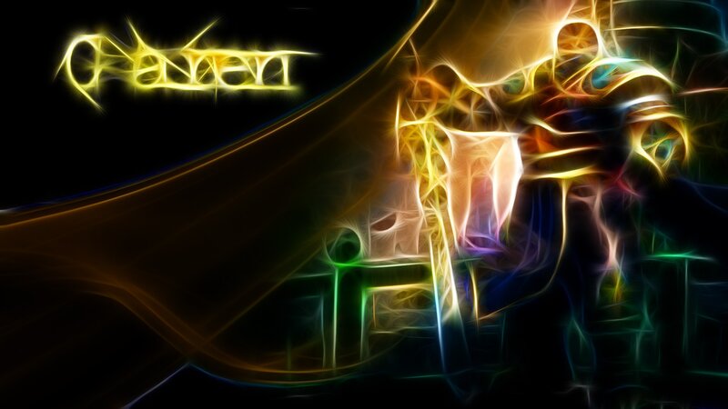 Glowing Figure in Dark — Yellow