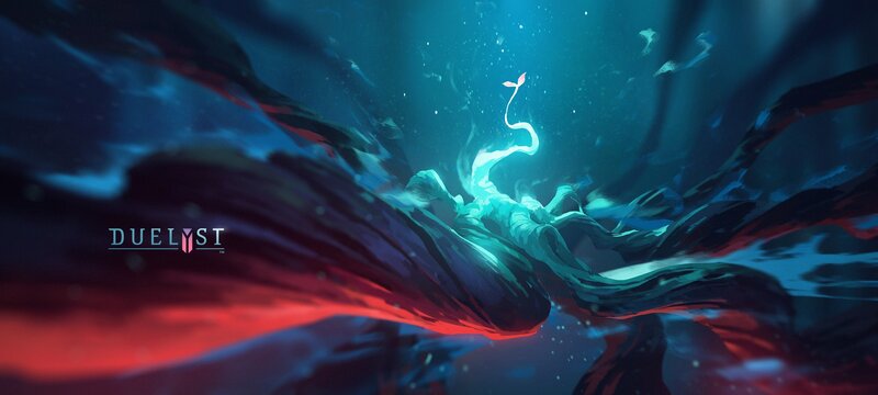 Glowing Figure Underwater