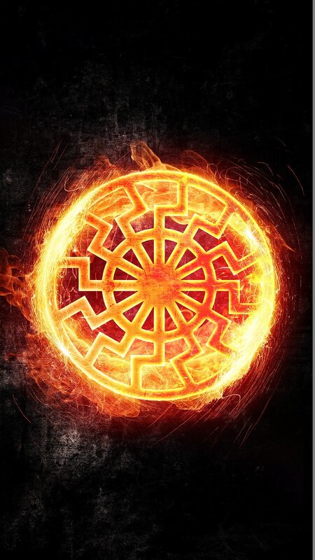 Glowing Fire Symbol