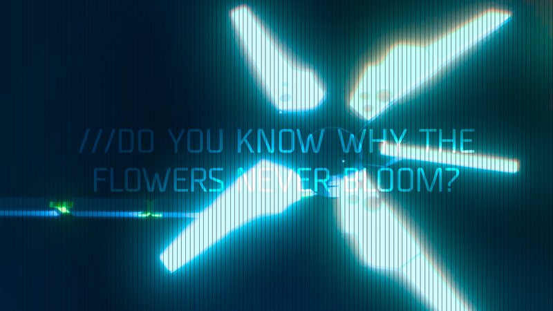Glowing Flower Shape