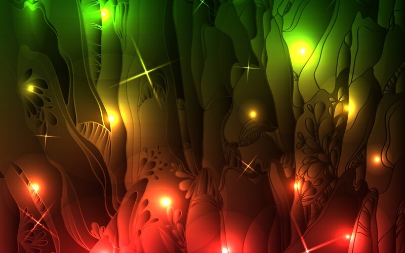 Glowing Forest Roots