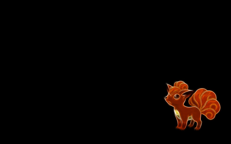 Glowing Fox-like Creature — Orange, Dramatic