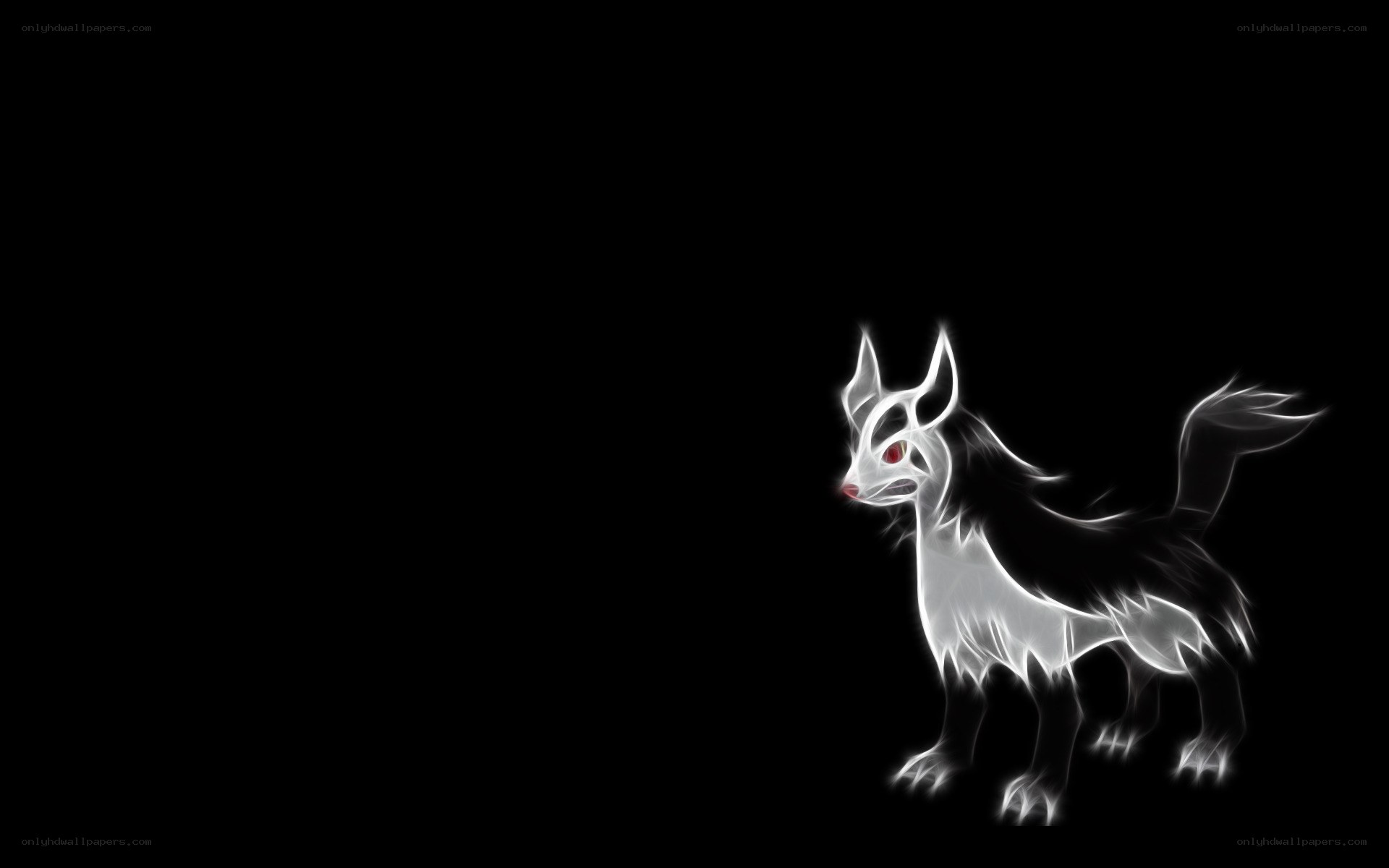 glowing fox-like creature