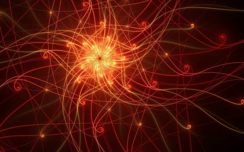 Glowing Fractal Lines