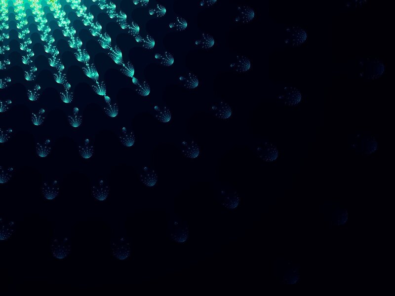 glowing fractal patterns