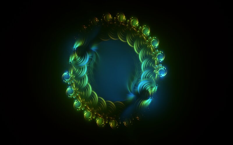 Glowing Fractal Ring