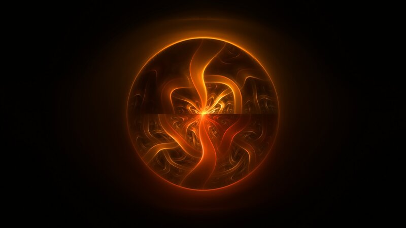 Glowing Fractal Sphere