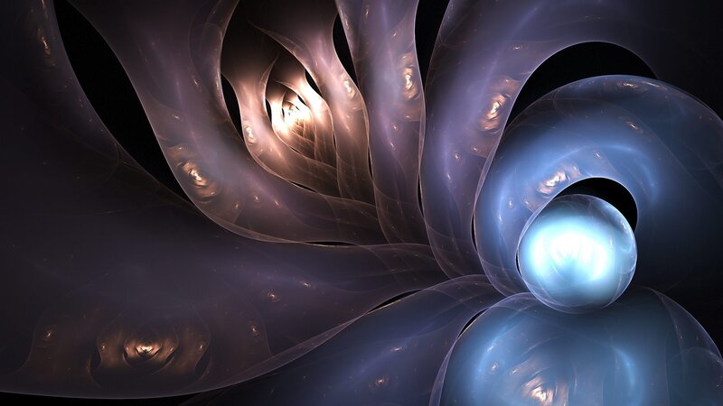 Glowing Fractal Swirls