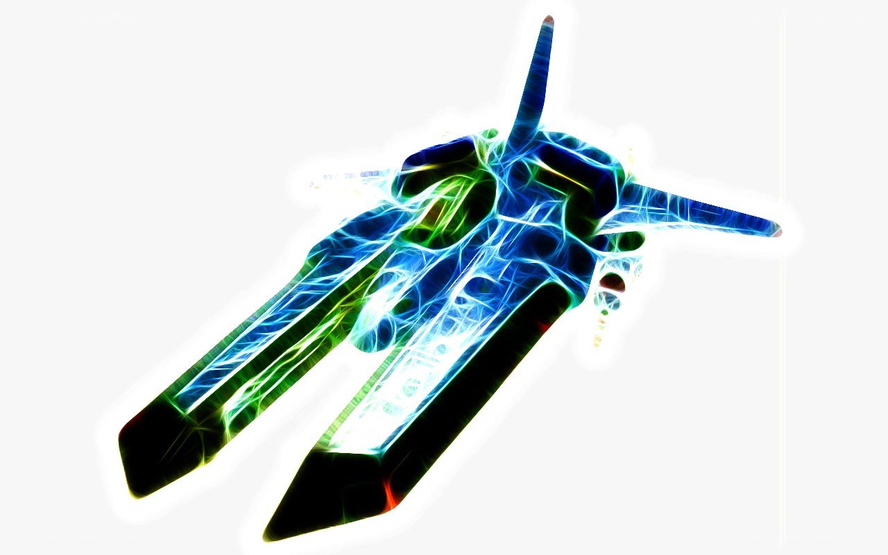 glowing futuristic spaceship
