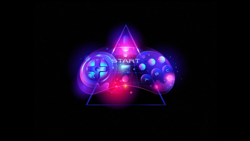 Glowing Game Controller