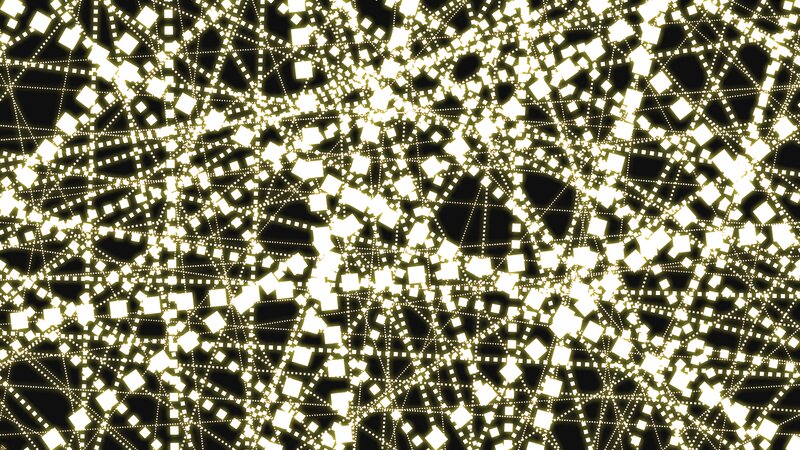 Glowing Geometric Pattern