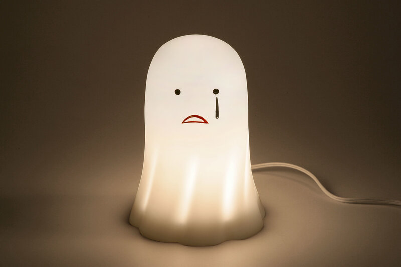 glowing ghost lamp
