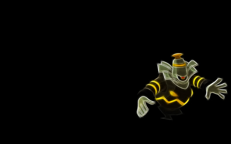 Glowing Ghost-like Creature — Black