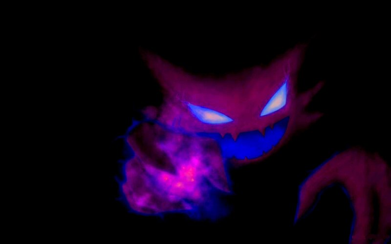 glowing ghost monster