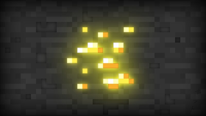 Glowing Gold Ore