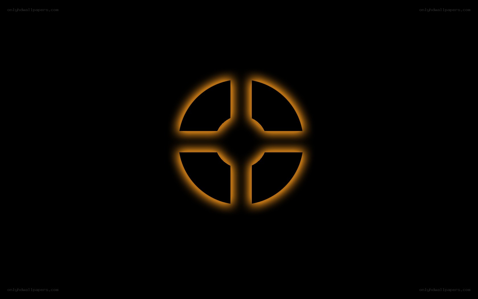 glowing golden symbol