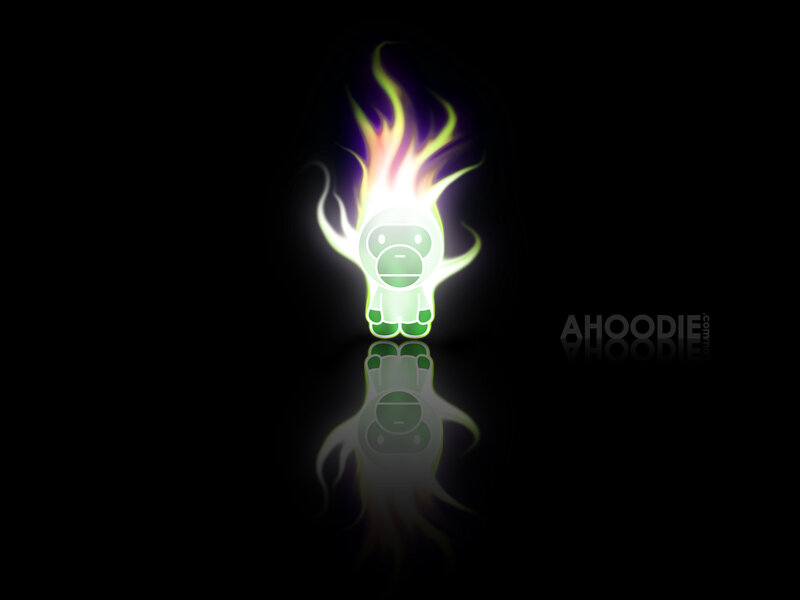 Glowing Green Character