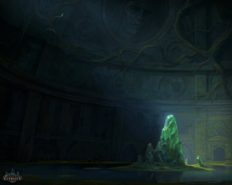 Glowing Green Crystal — Mysterious
