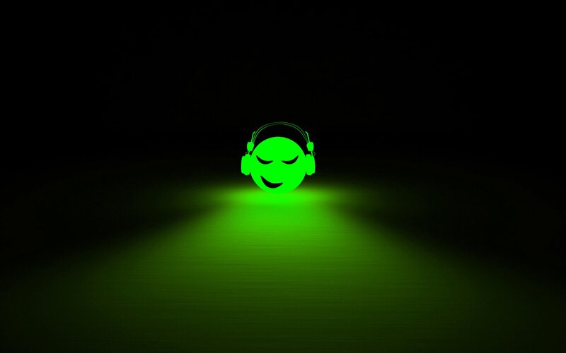 Glowing Green Emoji