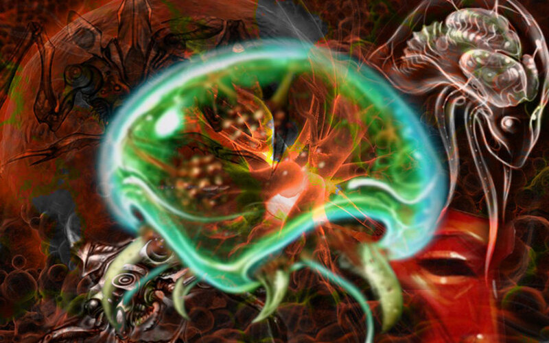 Glowing Green Entity