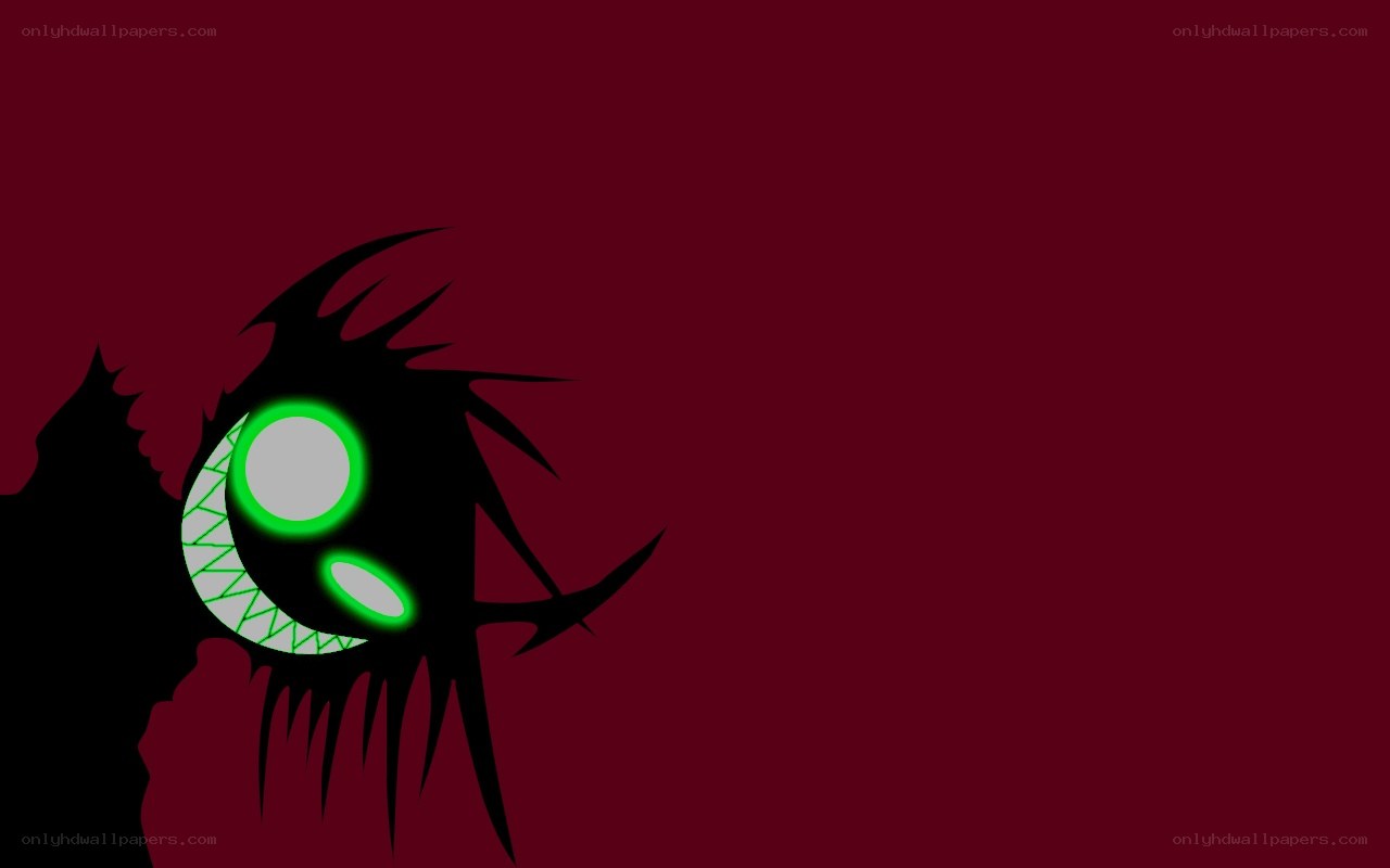 glowing green eye monster