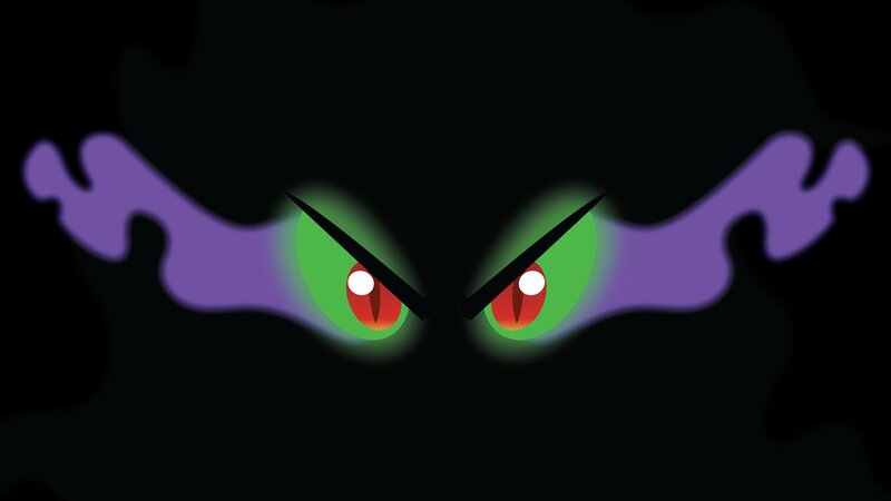Glowing Green Eyes