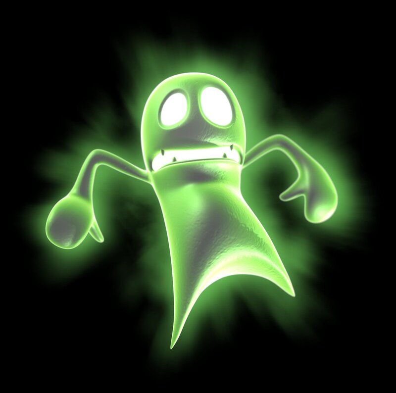 Glowing Green Ghost