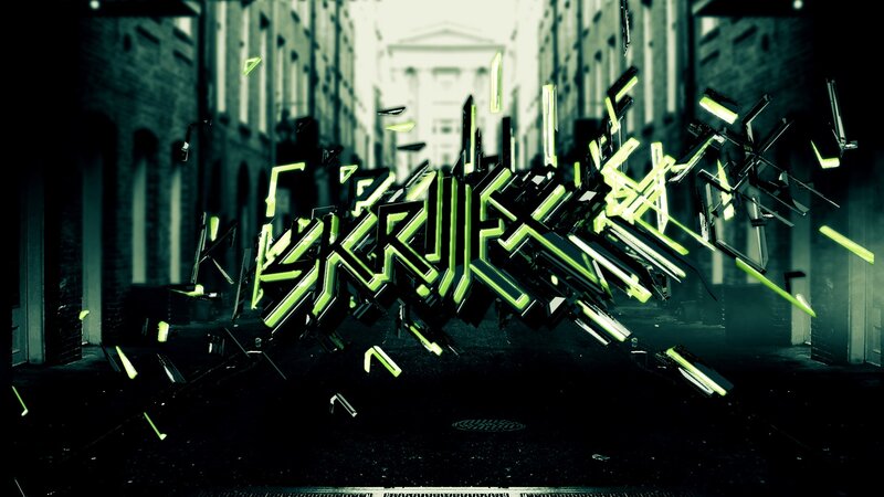 Glowing Green Graffiti