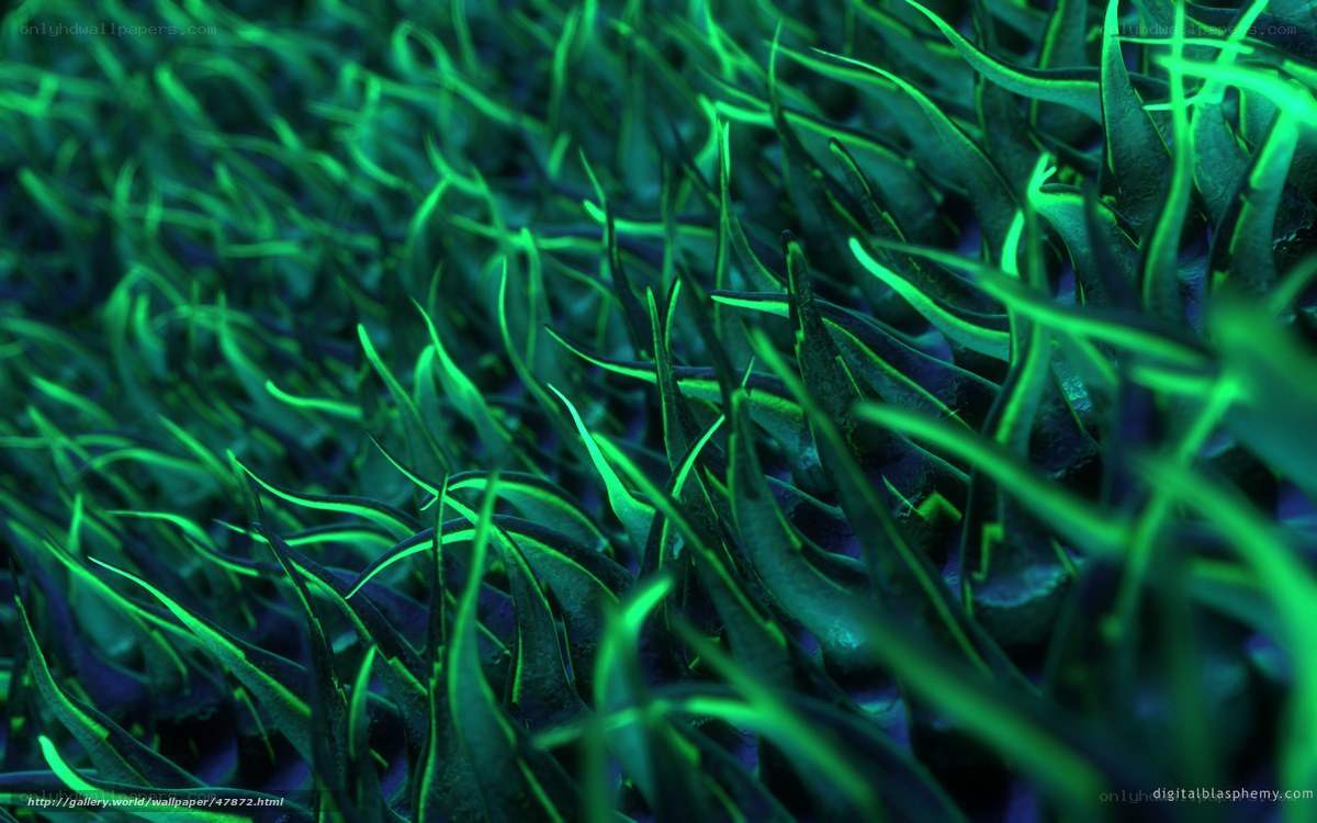 glowing green grass texture
