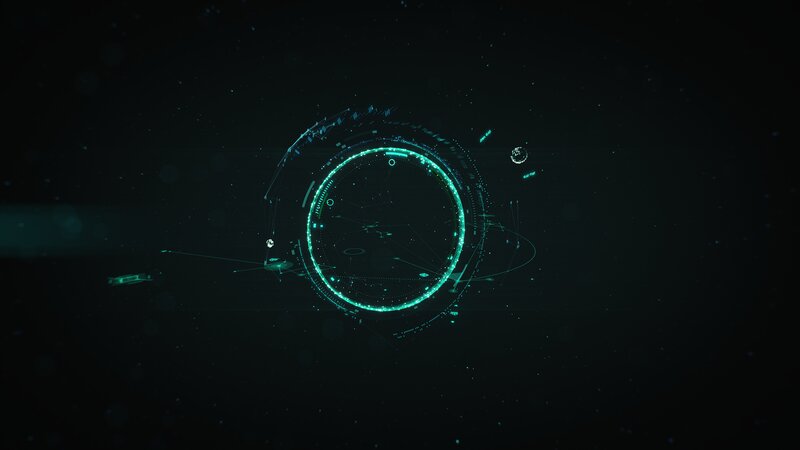 Glowing Green Interface