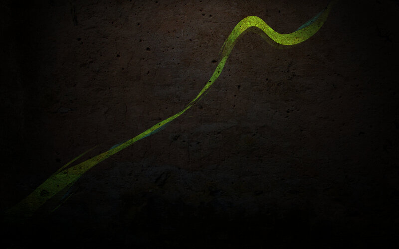 Glowing Green Line