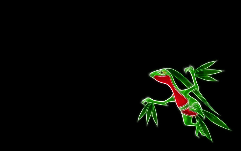 Glowing Green Lizard
