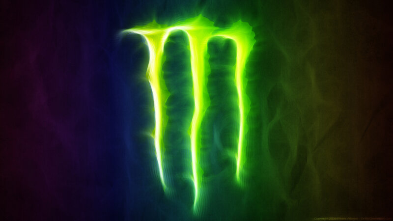 Glowing Green Logo — Dark, Energetic