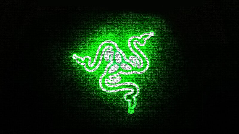 Glowing Green Logo — Dark