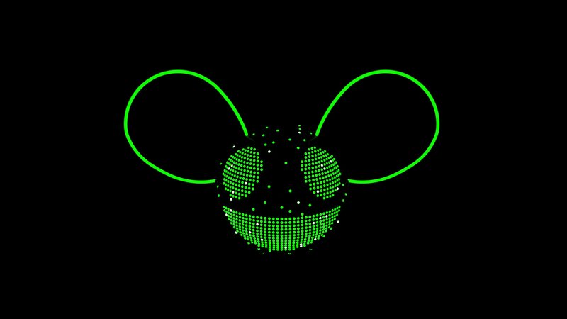 Glowing Green Logo — Minimalist