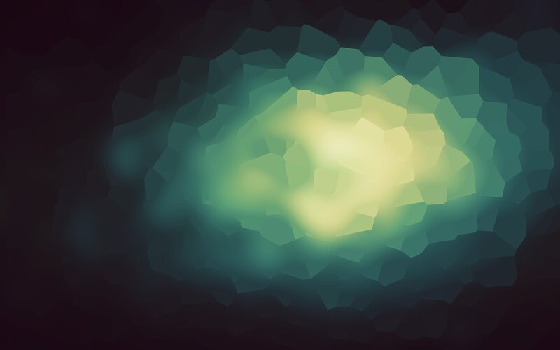 Glowing Green Nebula — Mysterious