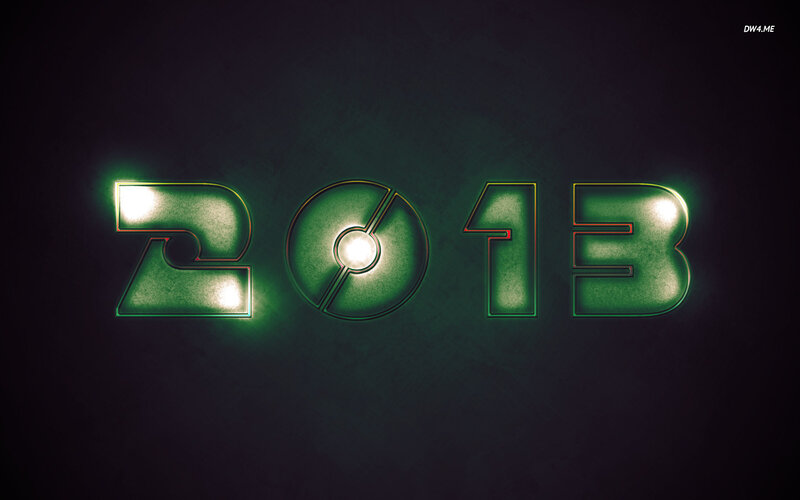 Glowing Green Numbers — Dramatic