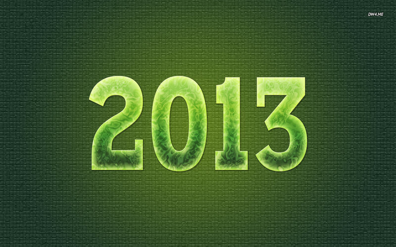 Glowing Green Numbers