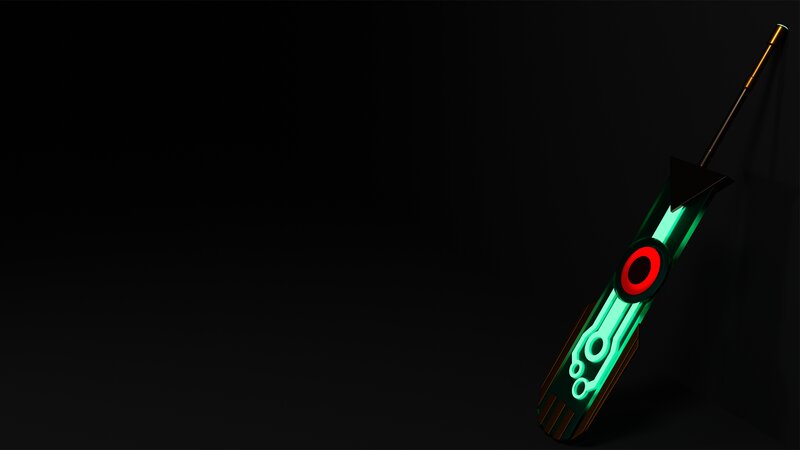 Glowing Green Sword