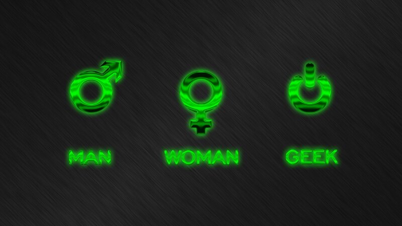 Glowing Green Symbols
